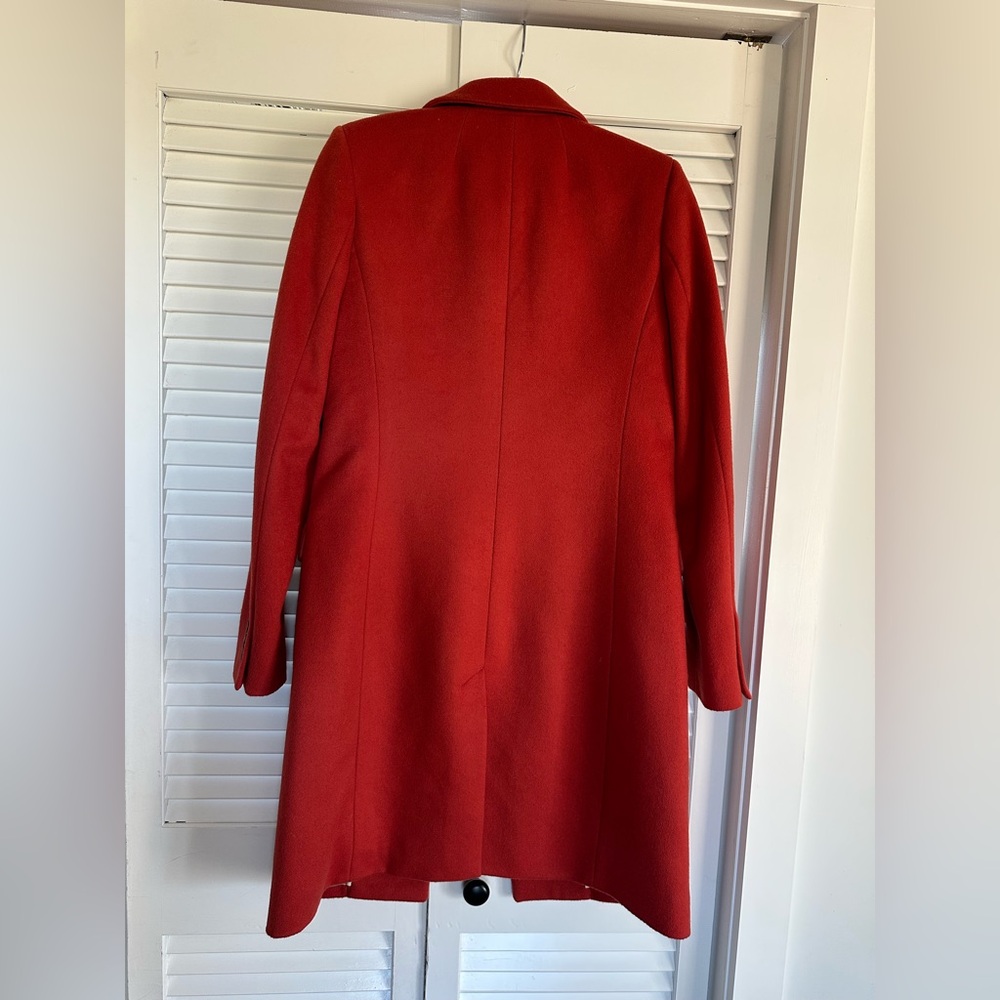 J. CREW Lined. Pockets. 100% Wool. Radio red. Size small - Picture 6 of 8